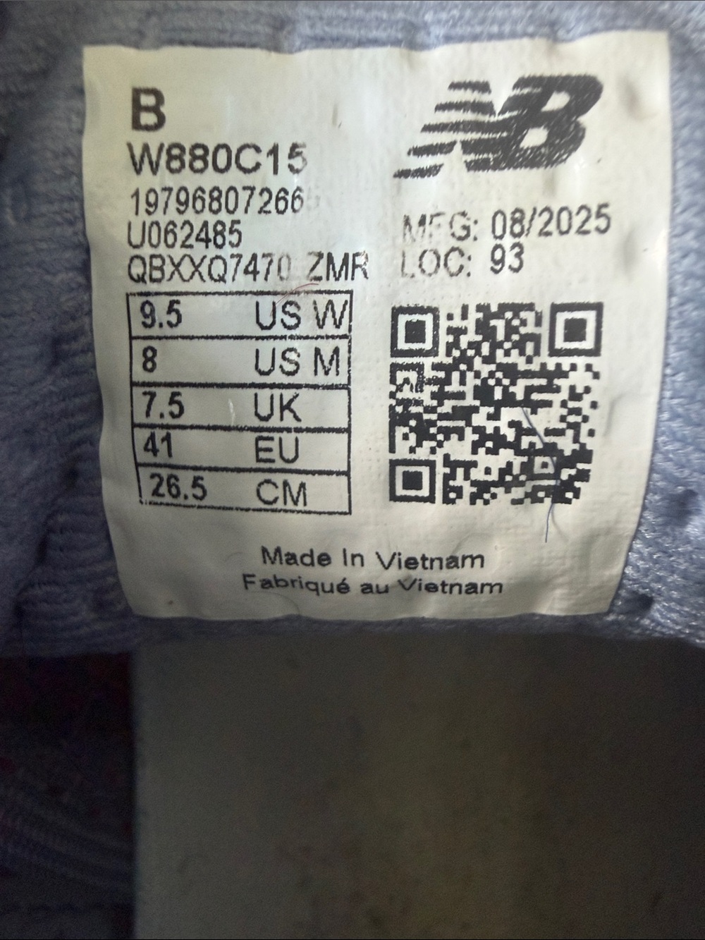 New Balance Women's Pale Blue Running Shoes - Cushioned Trainer size 9.5 - Picture 6 of 9